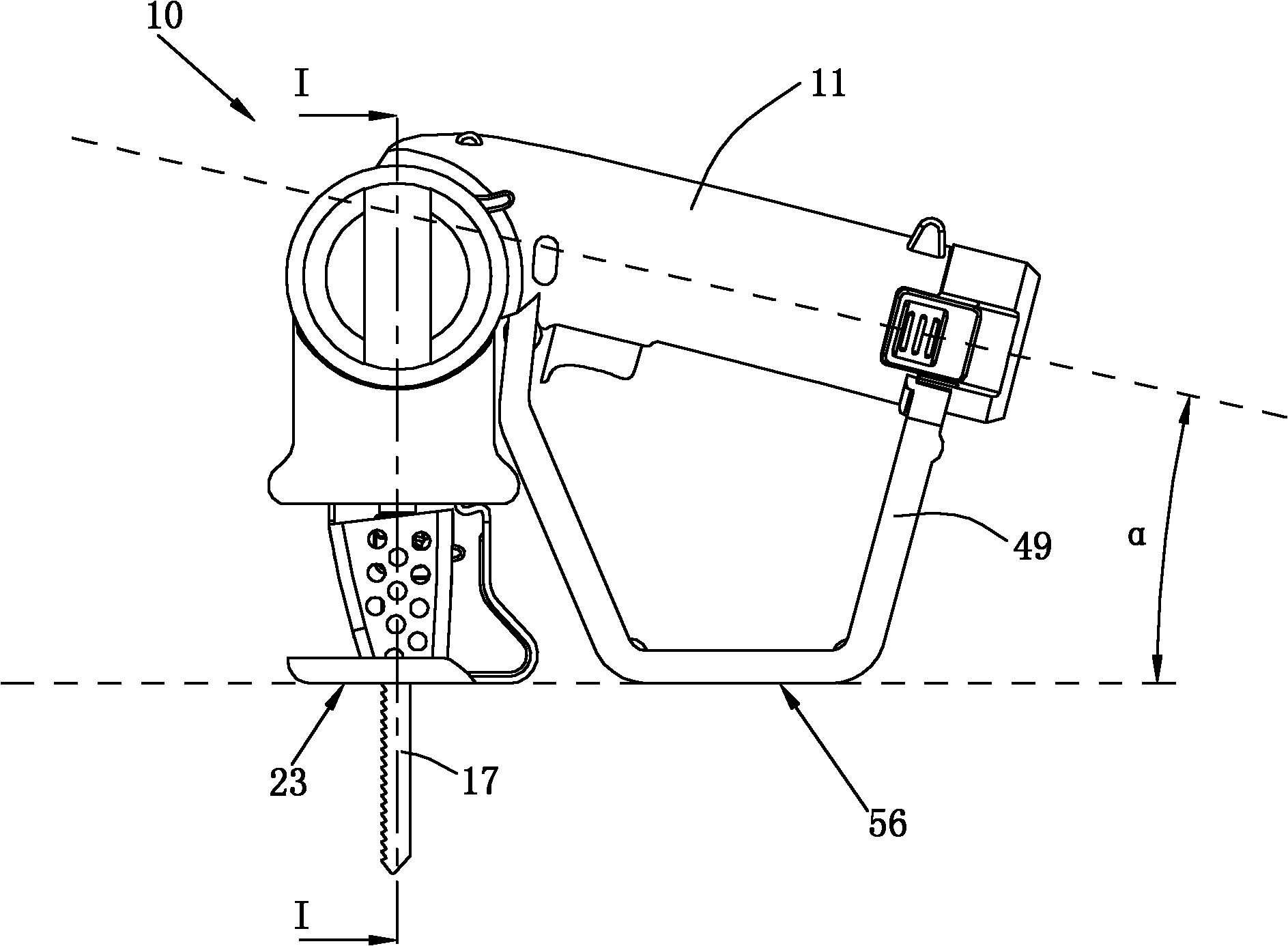 Reciprocating cutting tool