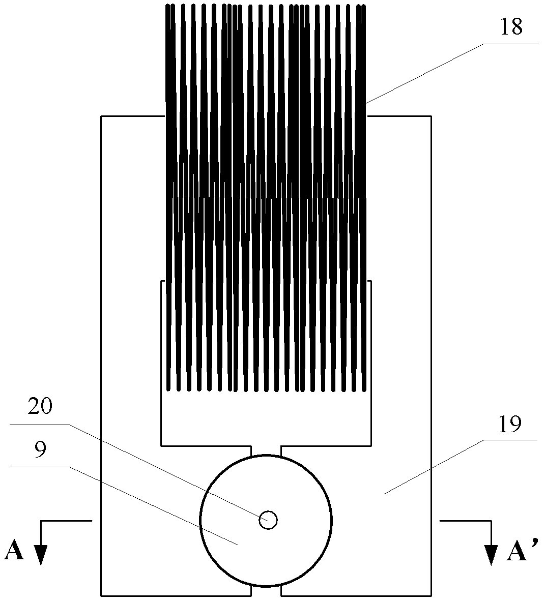 Device and method for non-specific rapid enrichment and purification of bacteria in liquid sample