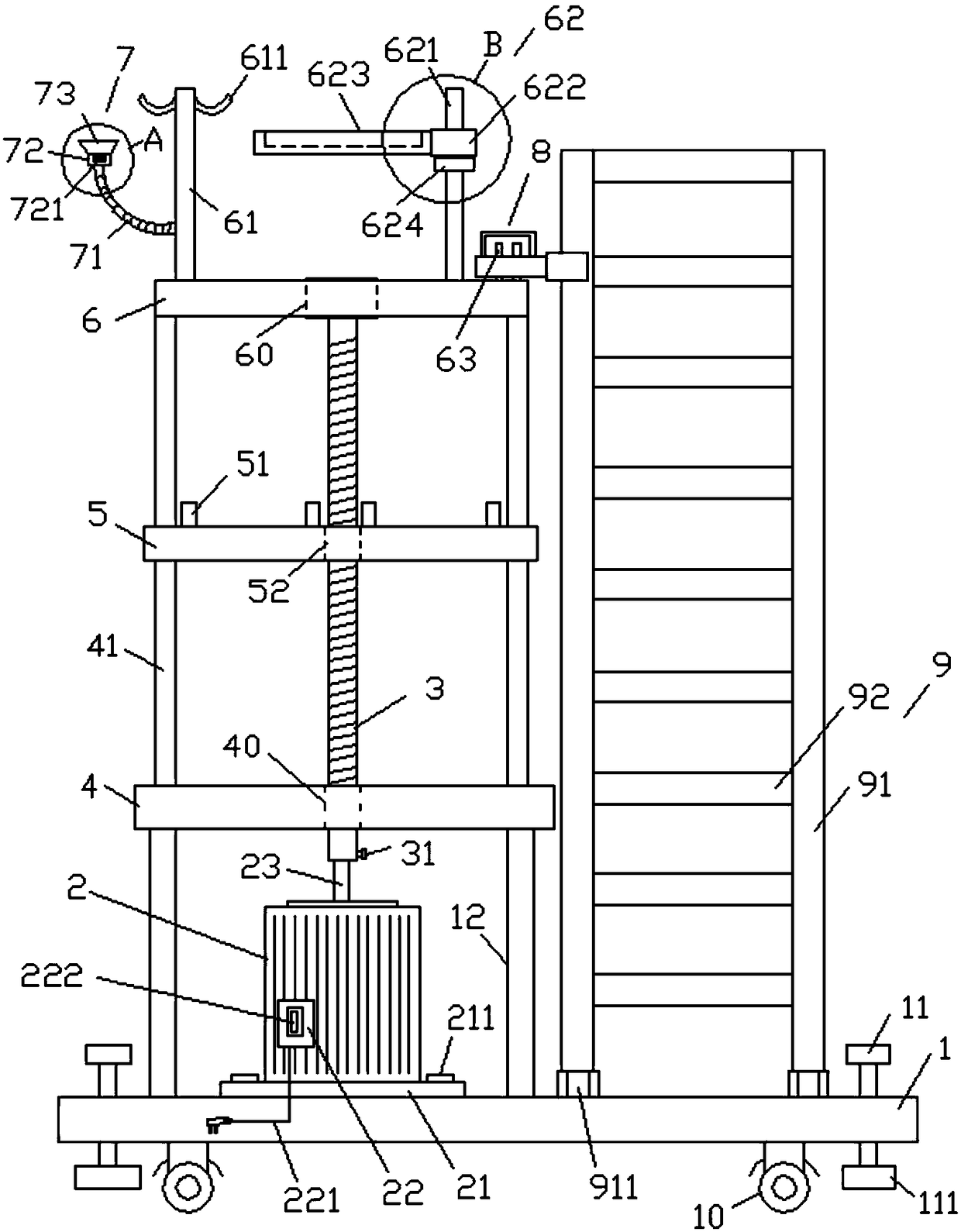 Auxiliary lifting device for decoration