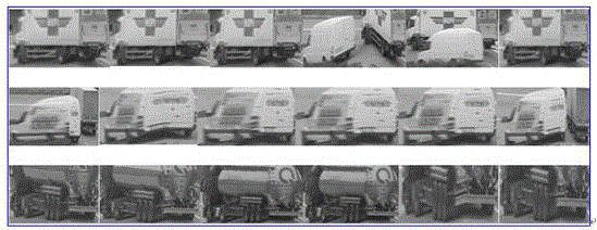 Method for re-identifying vehicles in sequence images of monitoring video