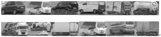 Method for re-identifying vehicles in sequence images of monitoring video