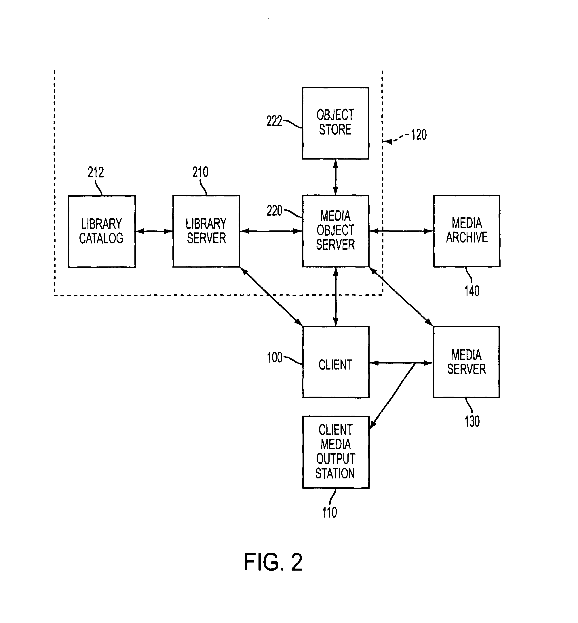 Multimedia data storage system and method for operating a media server as a cache device and controlling a volume of data in the media server based on user-defined parameters