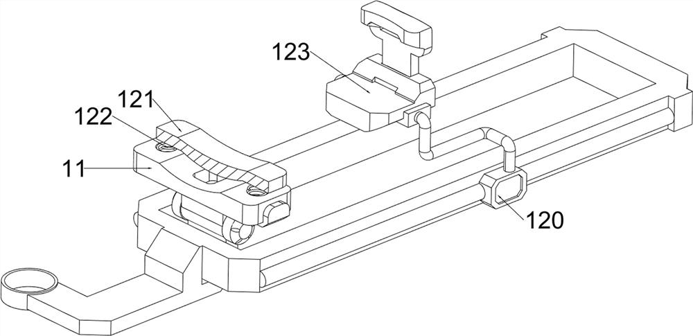 Wound cooling and hygienic nursing device for leg burn patient