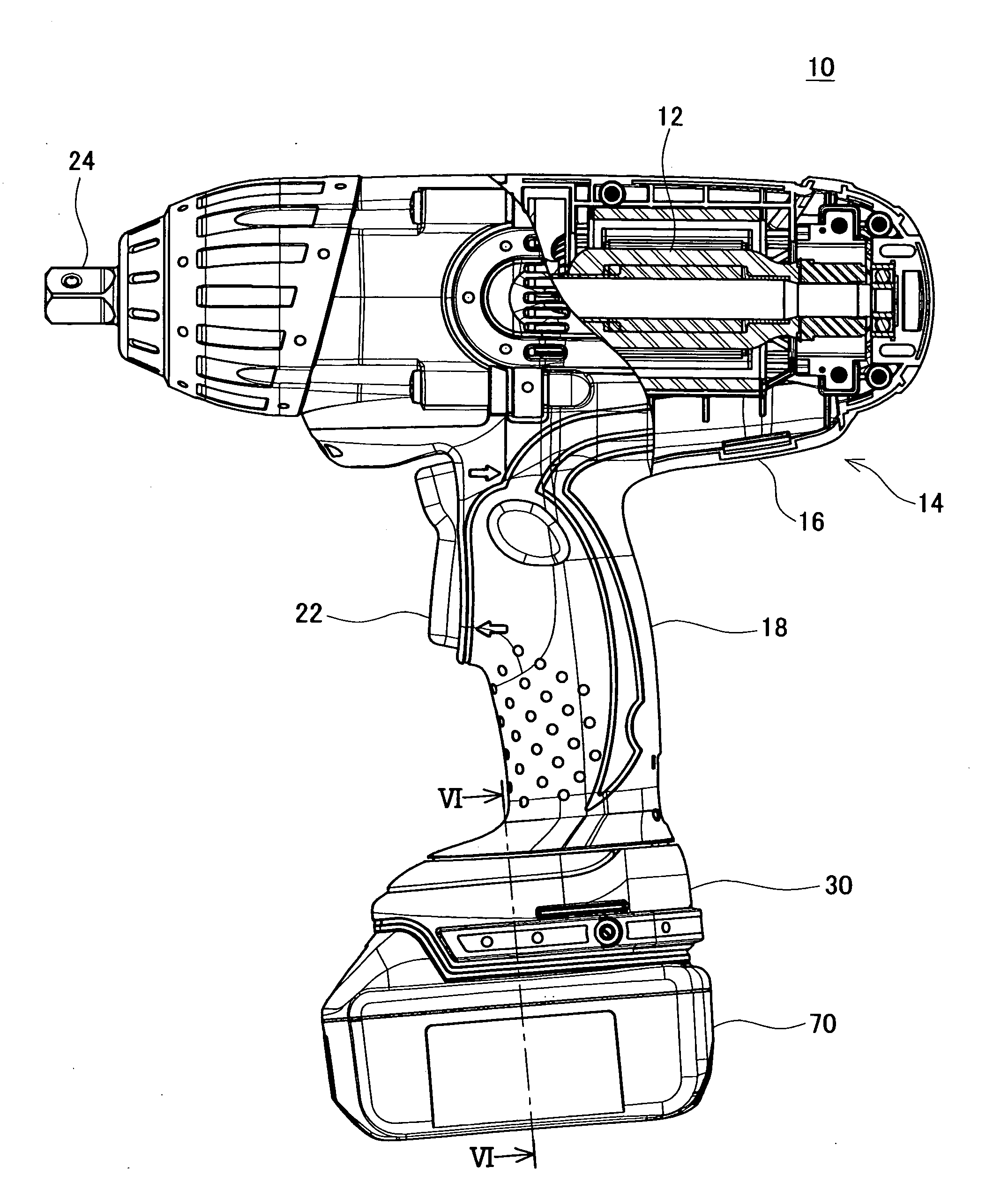 Portable electric power tool