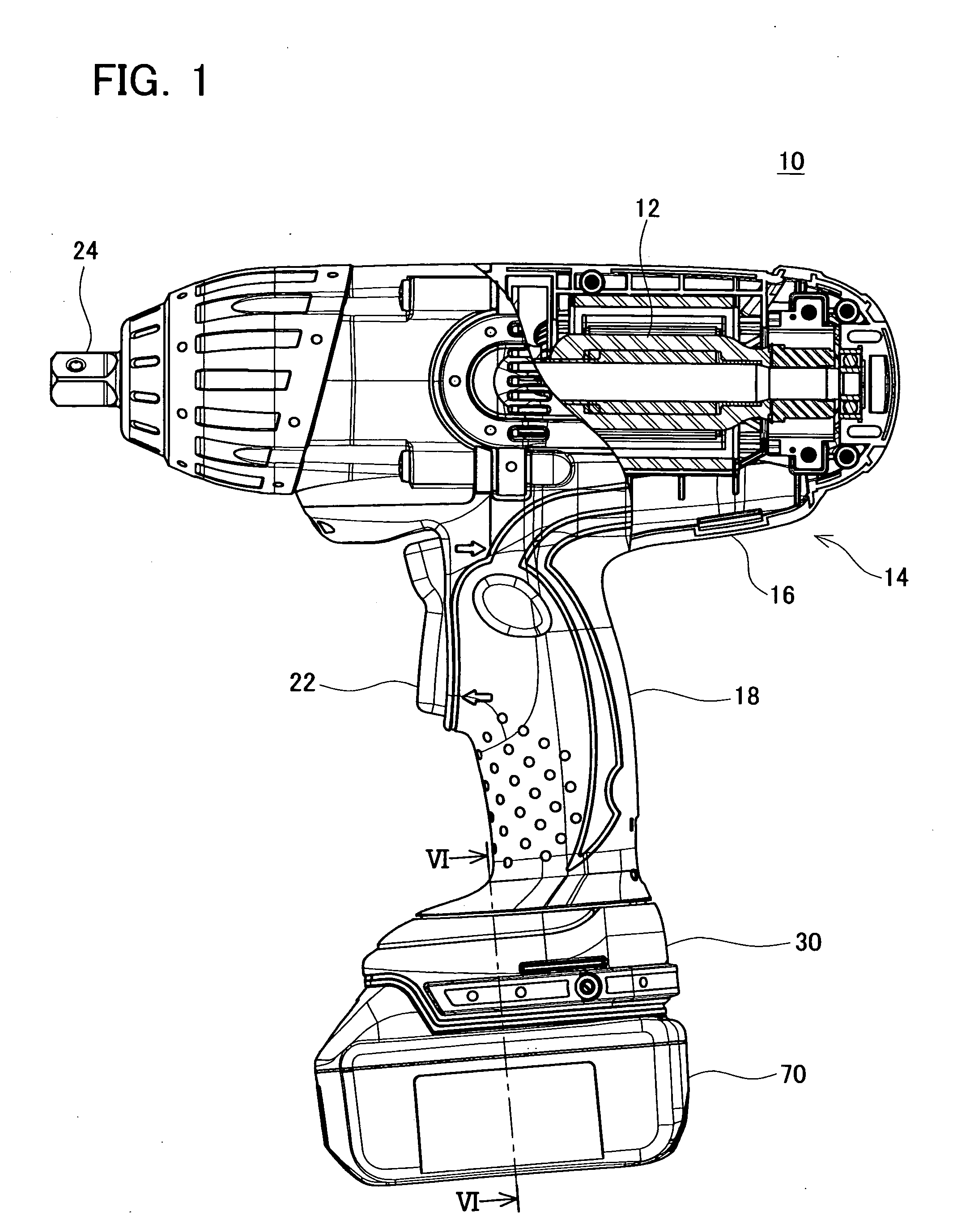 Portable electric power tool