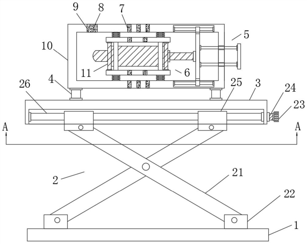 Protection device for internally installing magnetostrictive displacement sensor