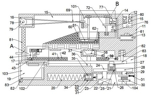 Anti-oxidation maintenance equipment capable of automatically pulling out nails for rubber sole shoes