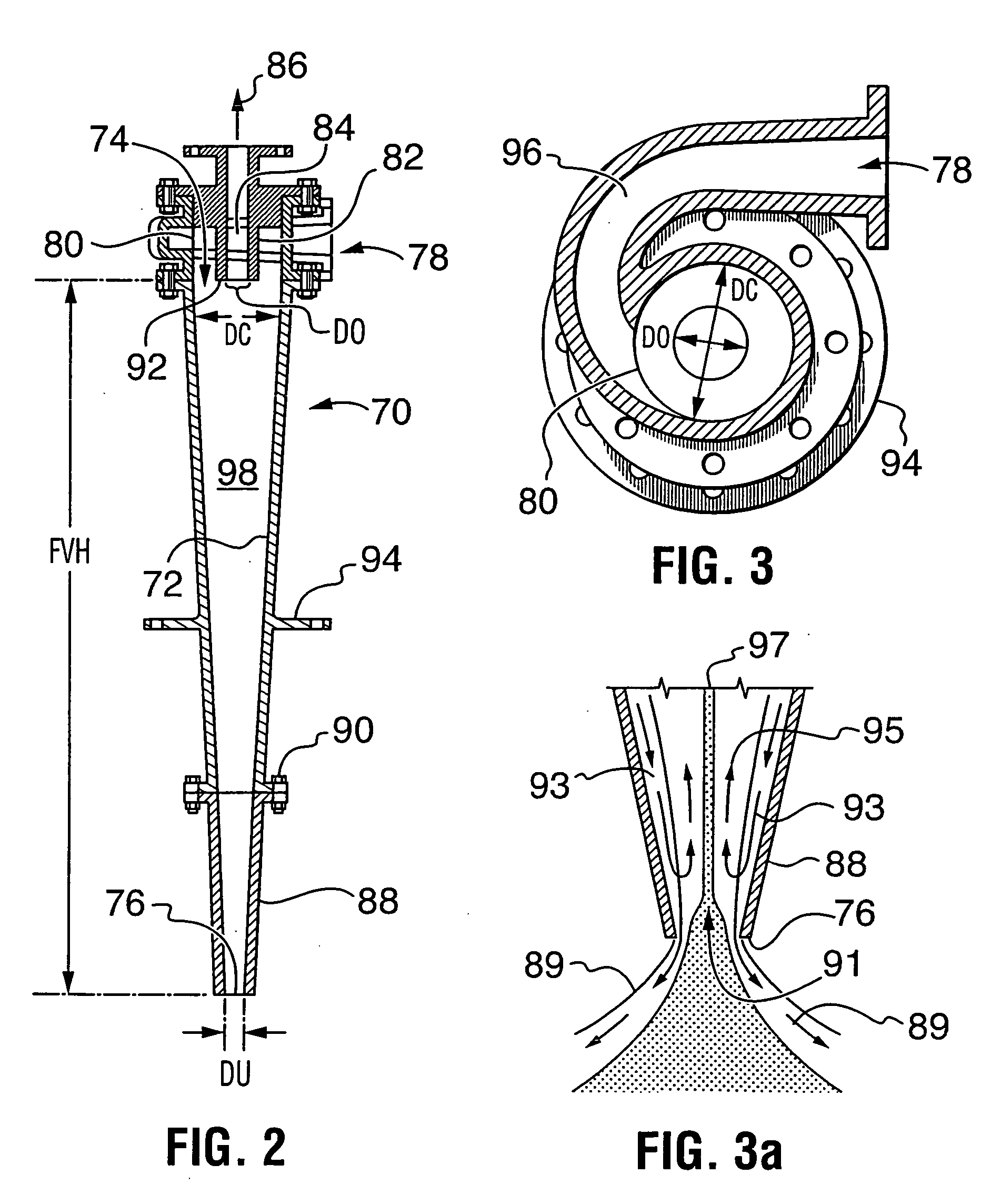 Bituminous froth inclined plate separator and hydrocarbon cyclone treatment process