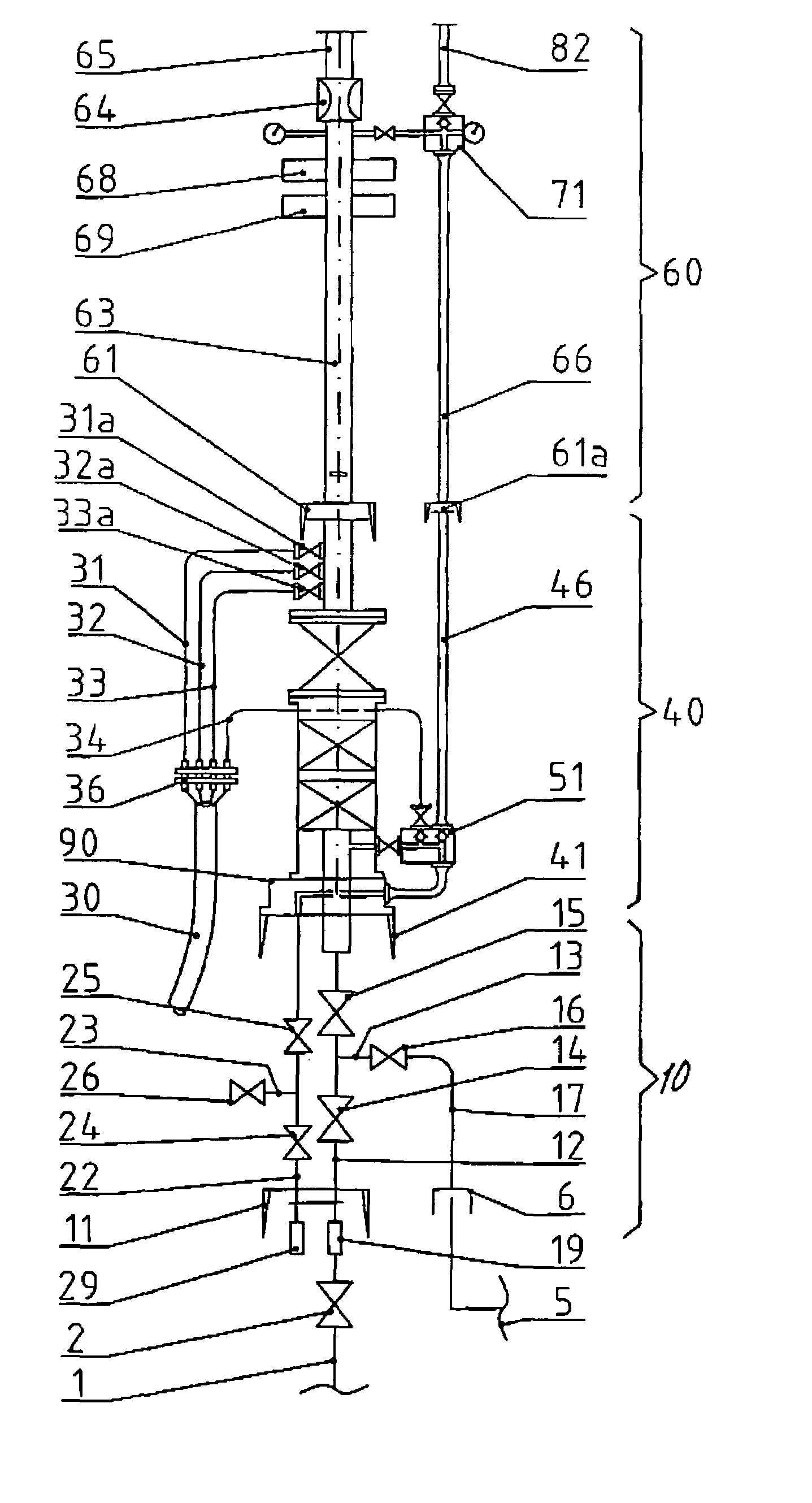 Subsea lubricator device and methods of circulating fluids in a subsea lubricator