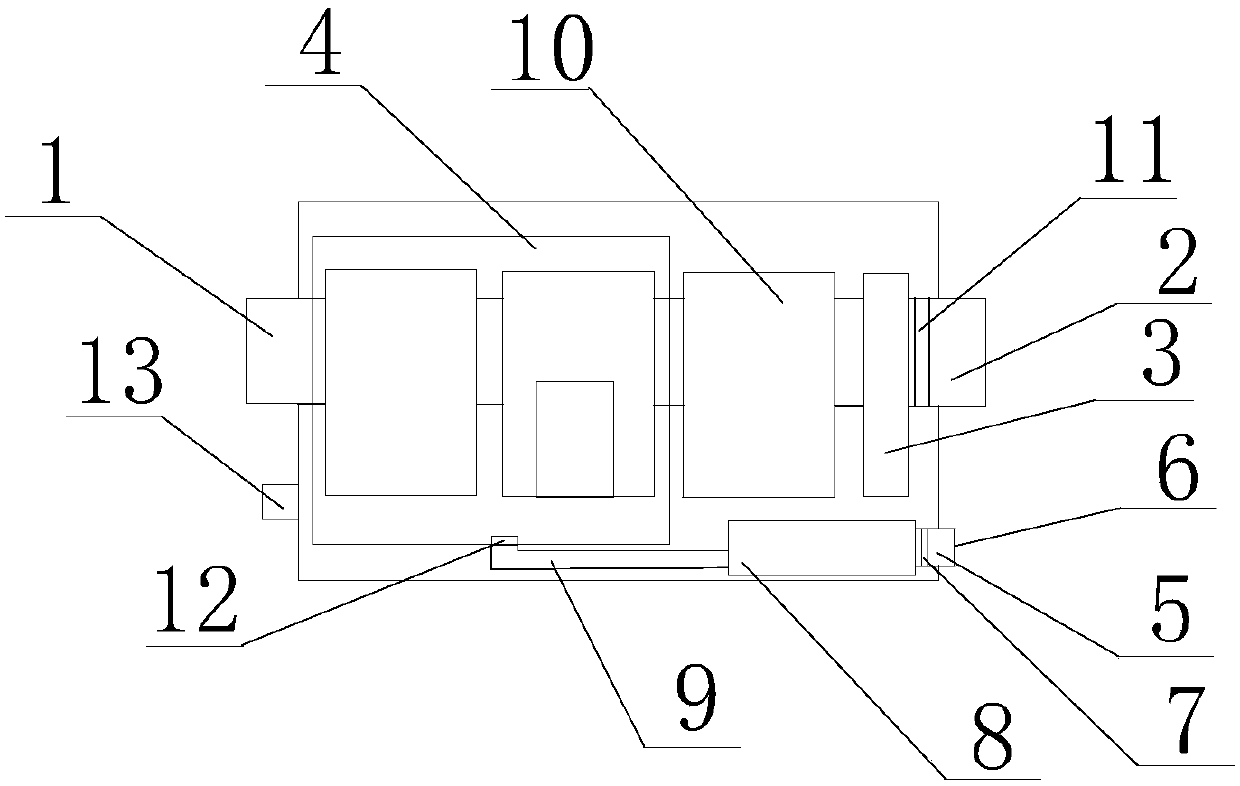 Convenient-to-mount mine dust sampler