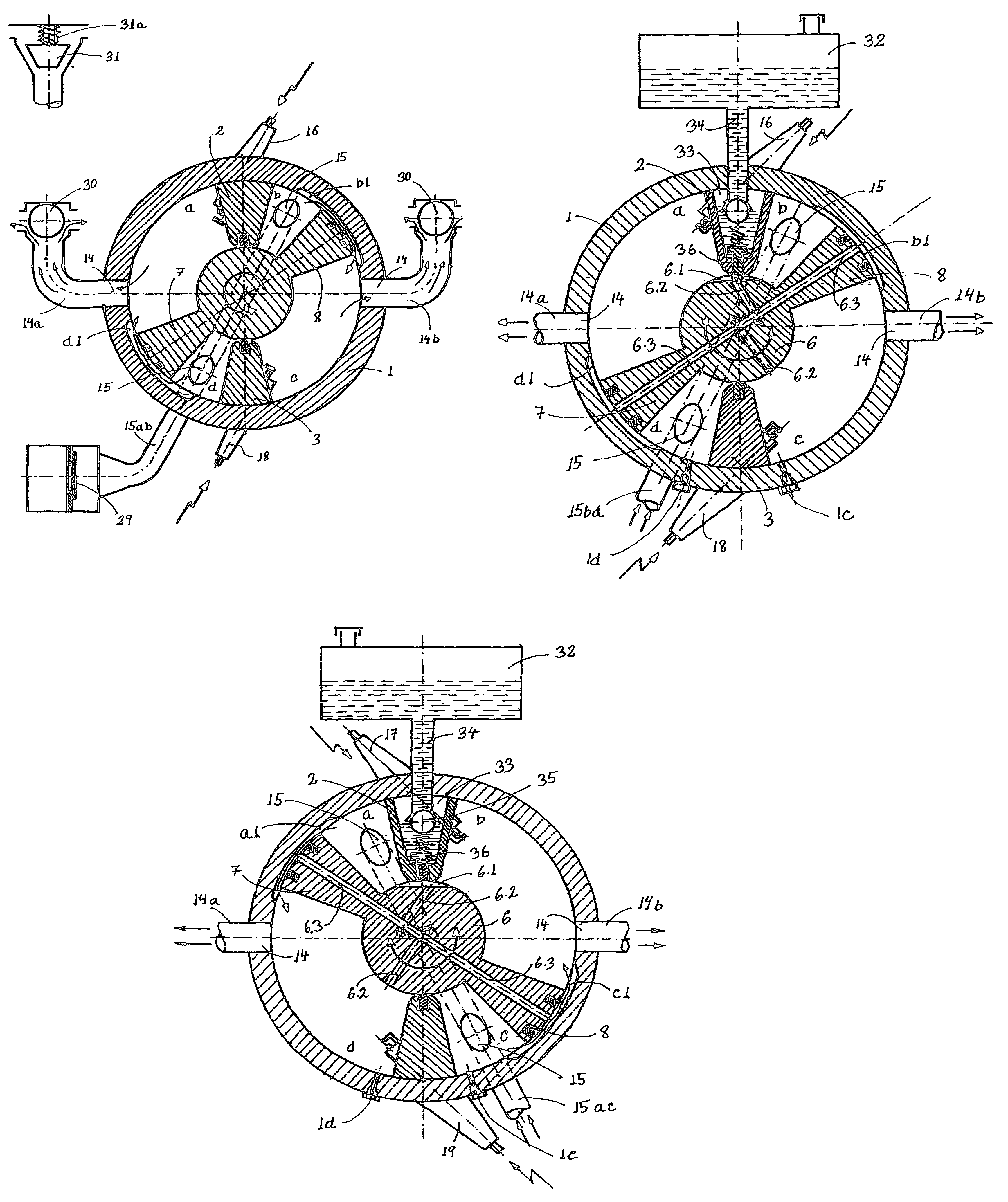 Rotary valveless internal combustion engine