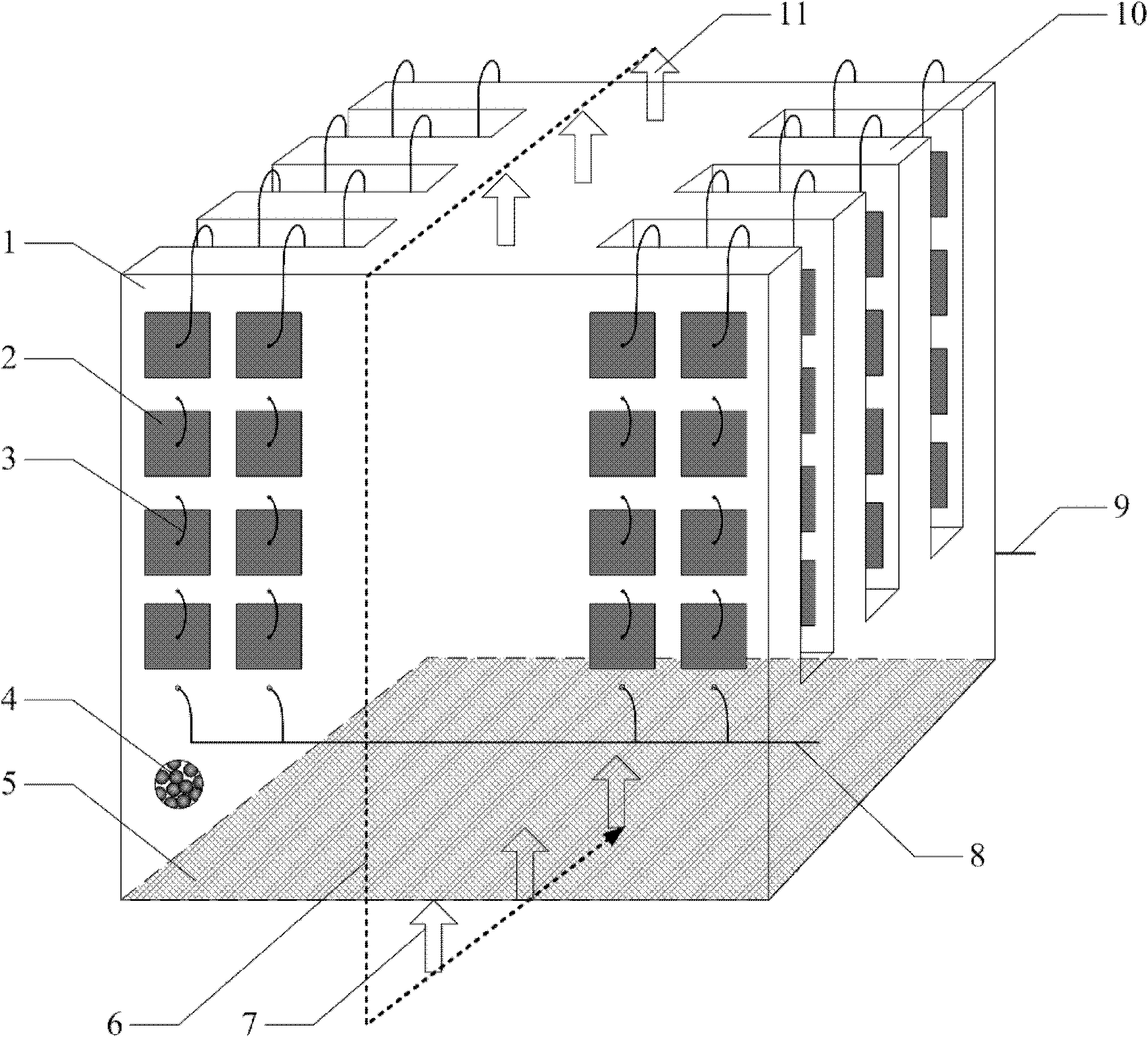 Compact flat-plate solid oxide direct carbon fuel cell stack