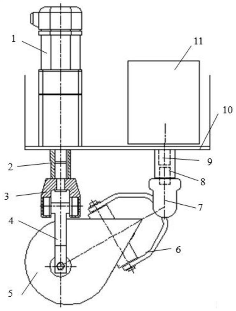 An anti-winding algae removal machine driven by double servo motors