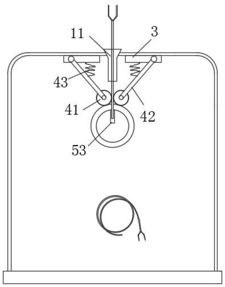 Interventional puncture needle recovery processing device