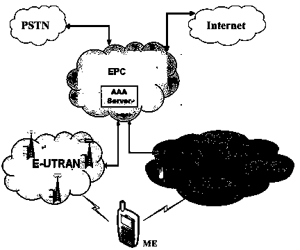 Authentication switching method with privacy protection in LTE (long term evolution)/LTE-A (LTE-advanced) network