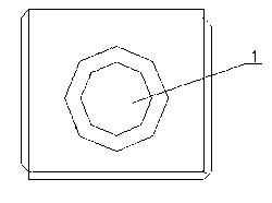 Positioning device for plastic extrusion molding mold