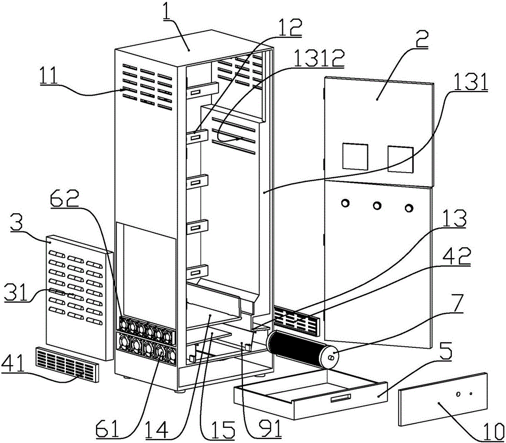 Power distribution cabinet