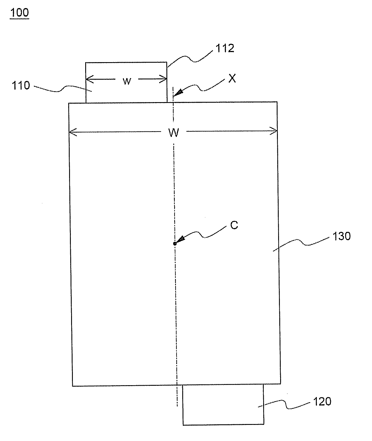 Battery suitable for preparation of battery module