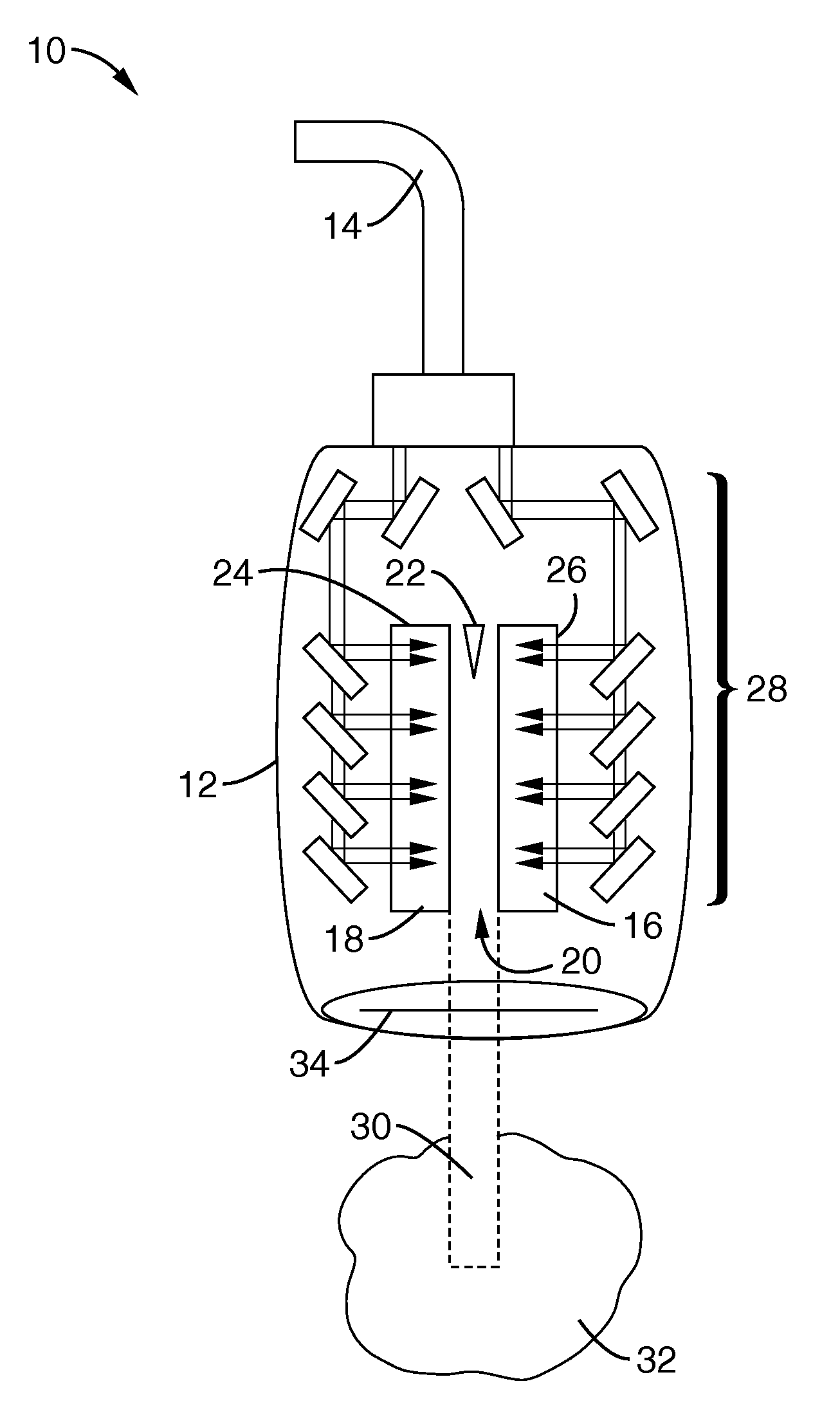 Laser activated micro accelerator platform