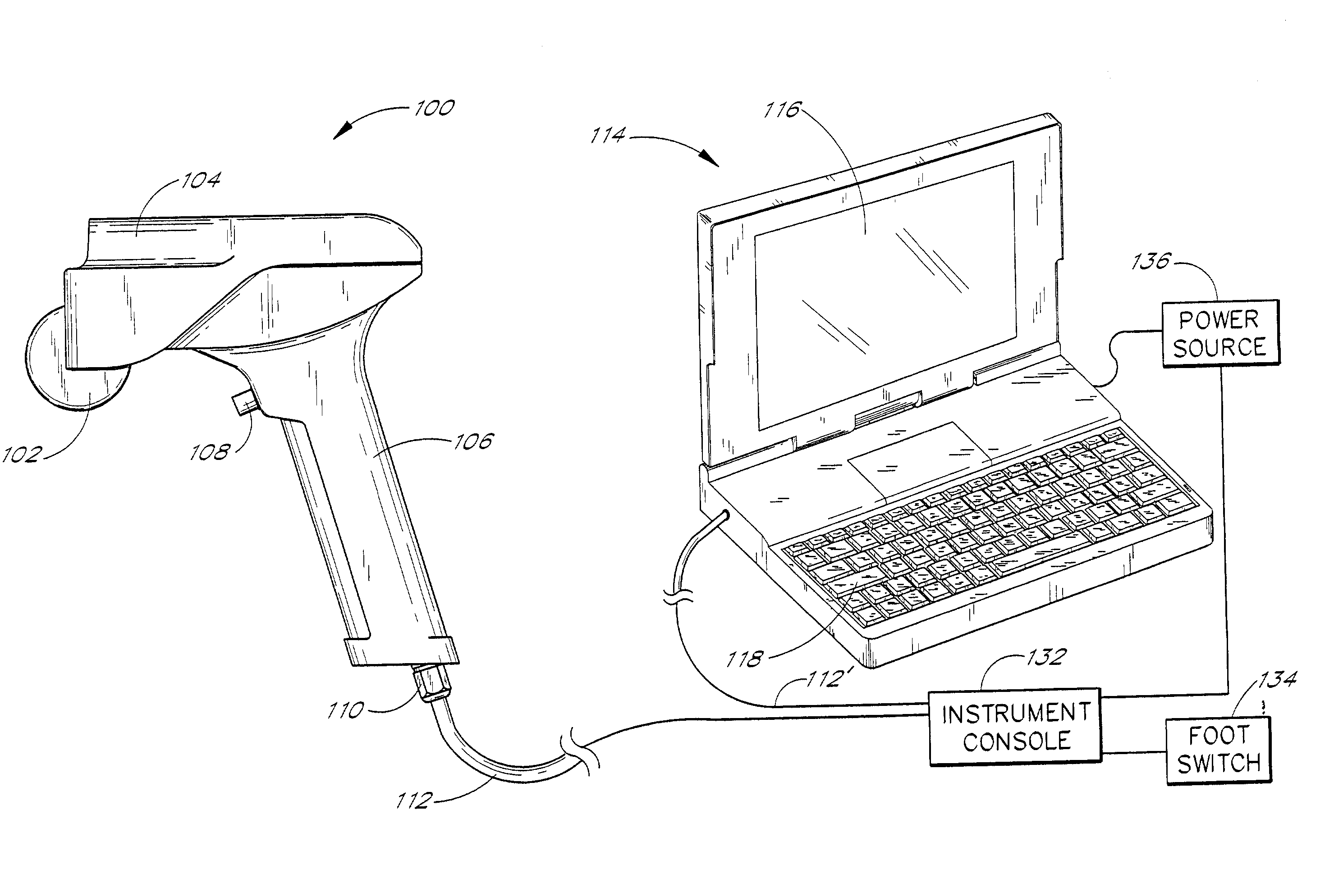 Adjustable thermal scanning system and method