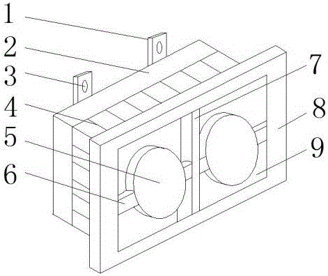 High-cooling-efficiency LED venture lamp