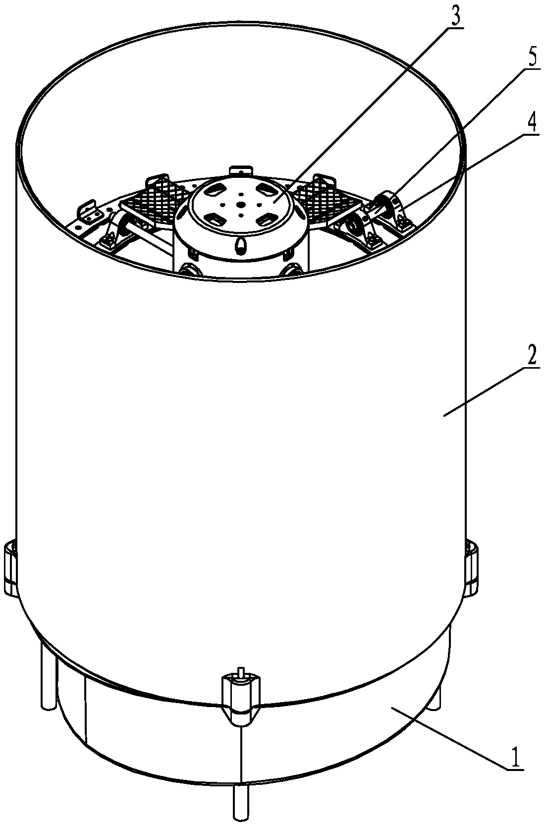 A two-degree-of-freedom simulator of a grid rudder aircraft