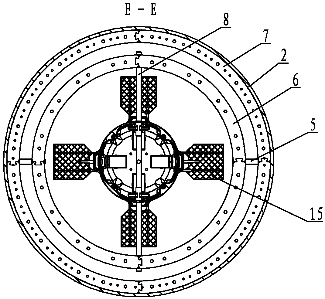 A two-degree-of-freedom simulator of a grid rudder aircraft