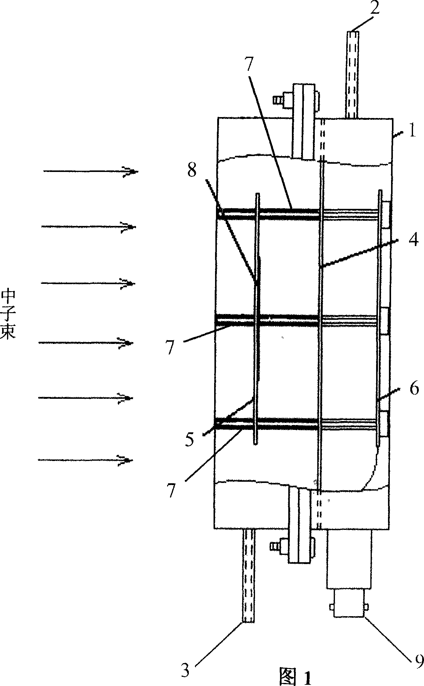 238 U fission ionization chamber for measuring 20MeV energy zone neutron fluence rate