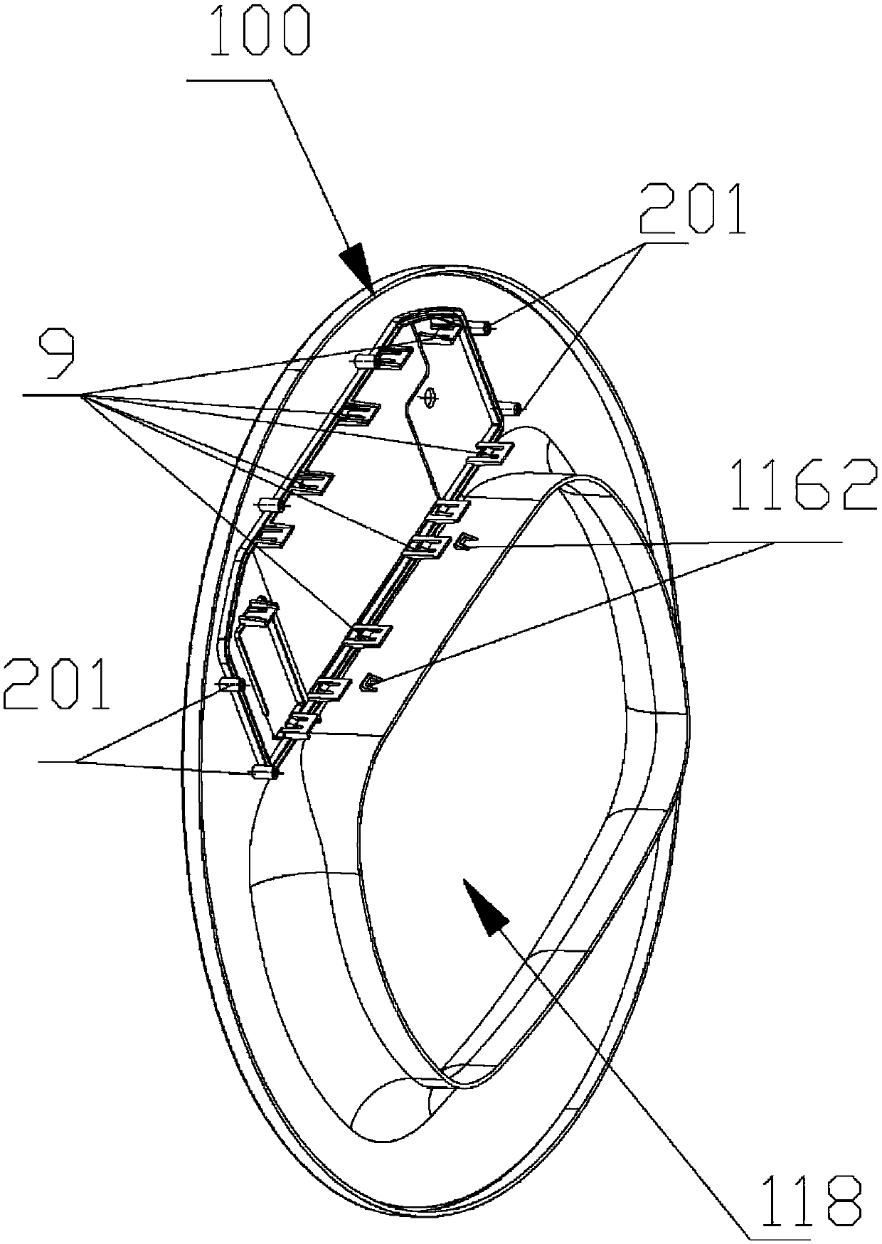 Door of clothes treatment equipment