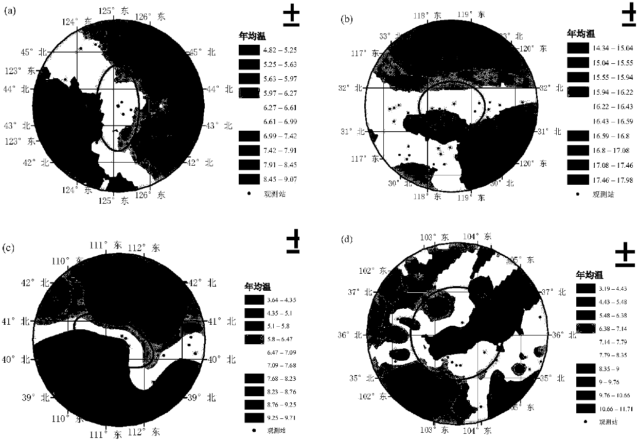 Ground air temperature quality control method based on cooperative Kriging method