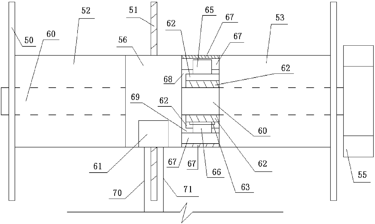 Building with multifunctional rope releasing equipment