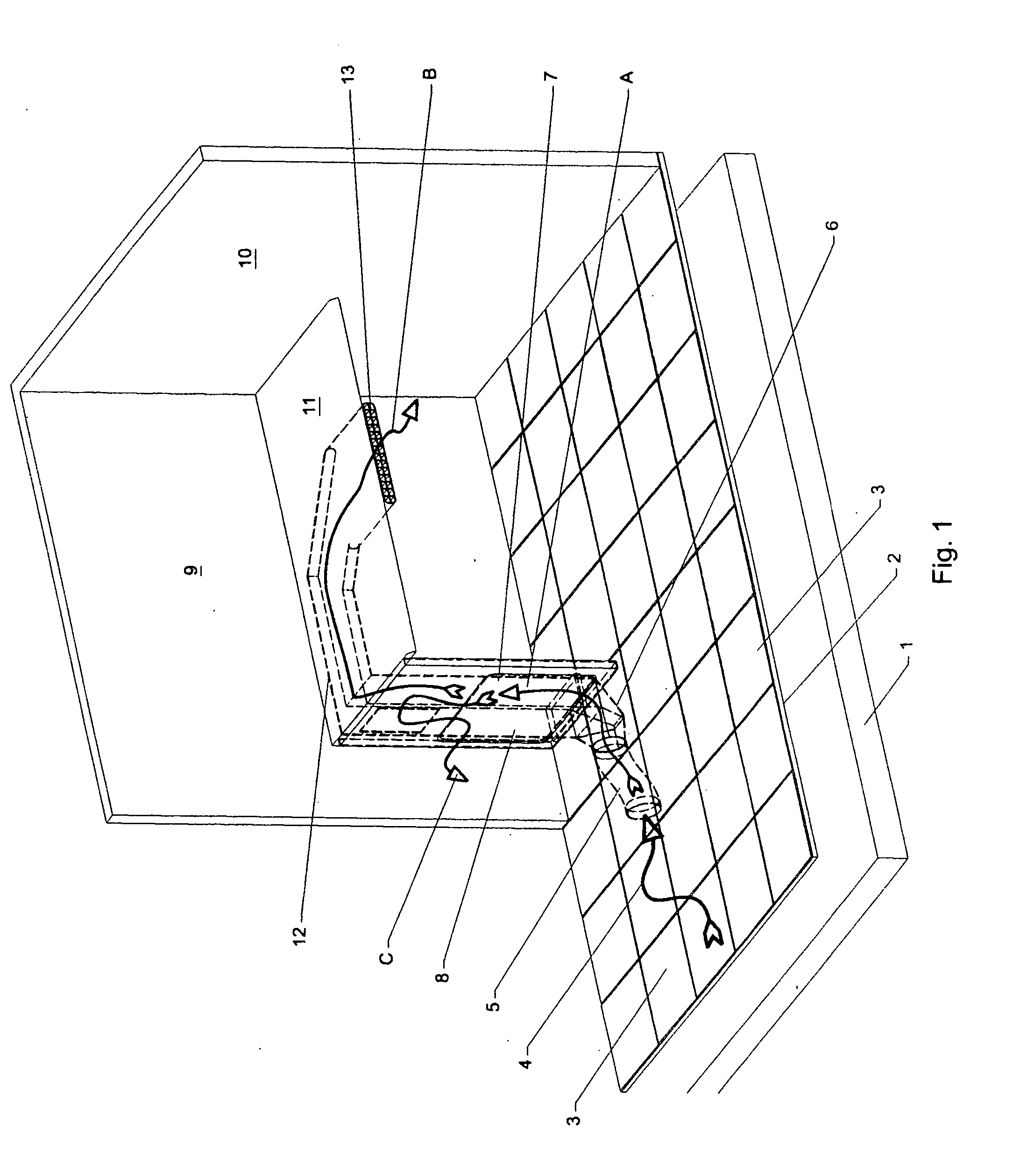 Personalized air conditioning displacement ventilation system