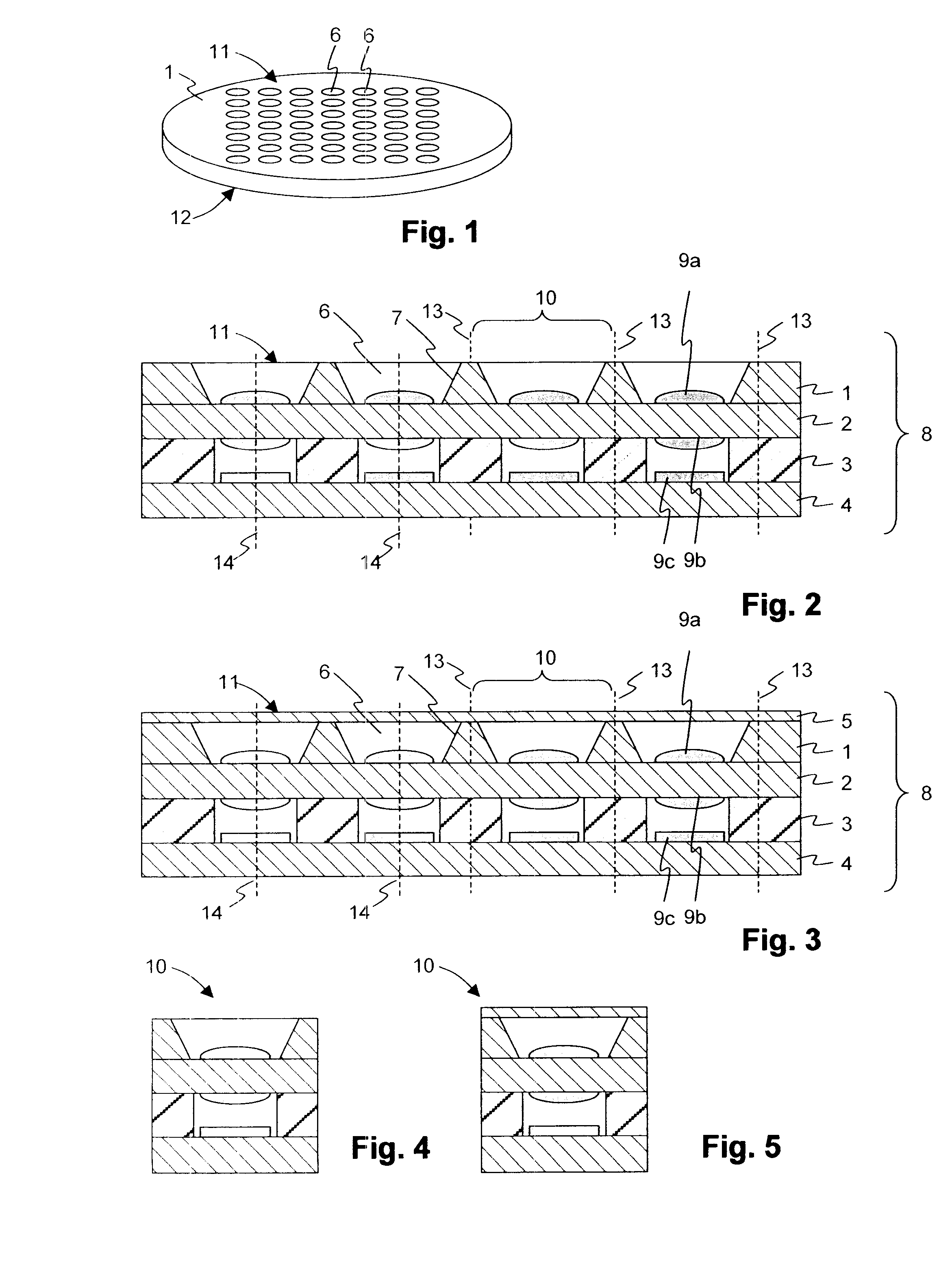 Wafer stack, integrated optical device and method for fabricating the same