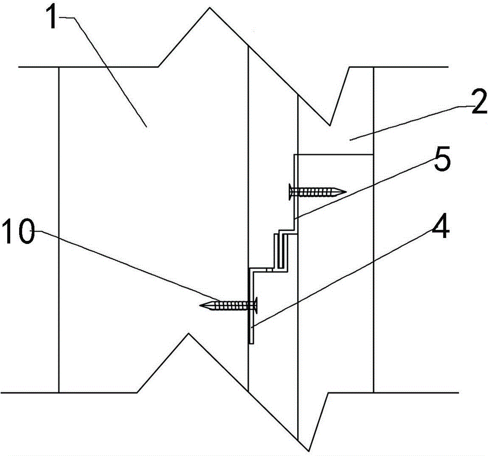 Detachable timber panel and hanging piece system and installation method of detachable timber panel and hanging piece system