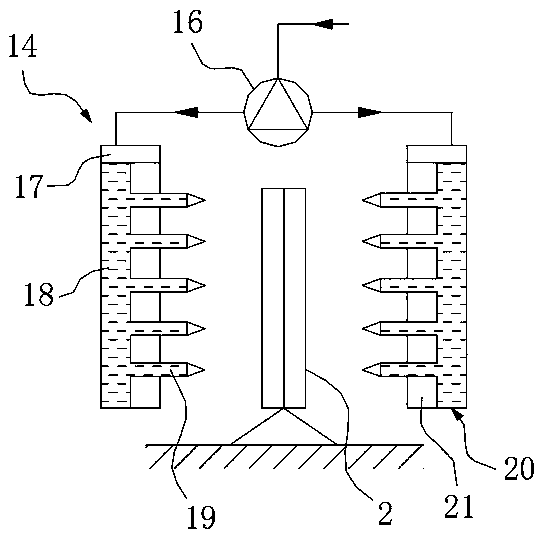 A vehicle-mounted fully automatic highway guardrail cleaning system