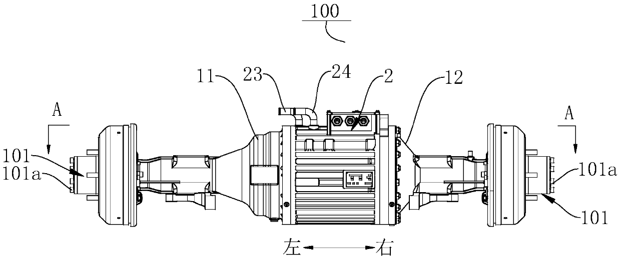 Drive axle and vehicle with same