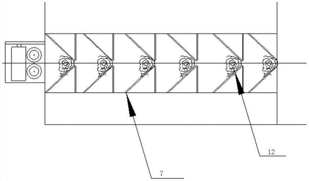 A fine drawing degreasing cleaning device