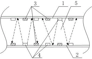 Stress and strain detection device based on illumination intensity measurement