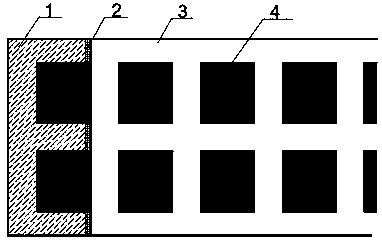 Extra-thick coal seam stratified non-integral filling mining method