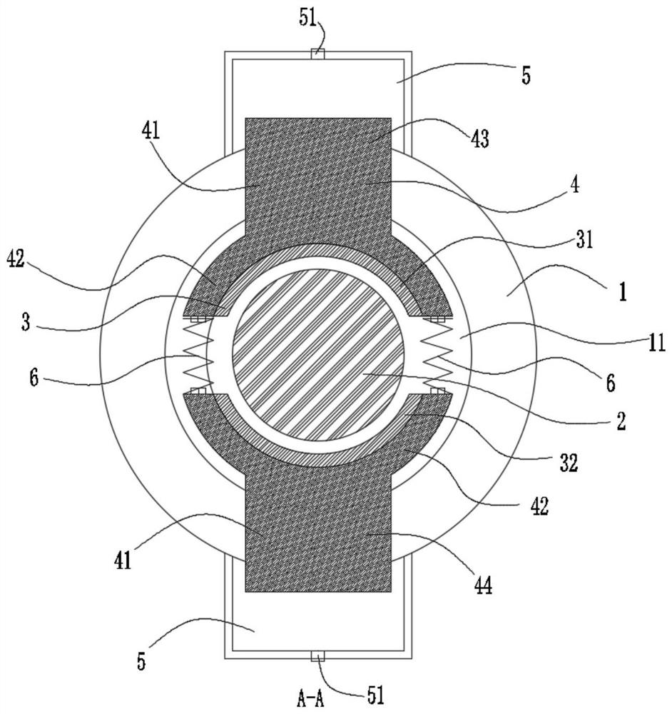 Built-in locking type multifunctional adjustable damper and bridge structure