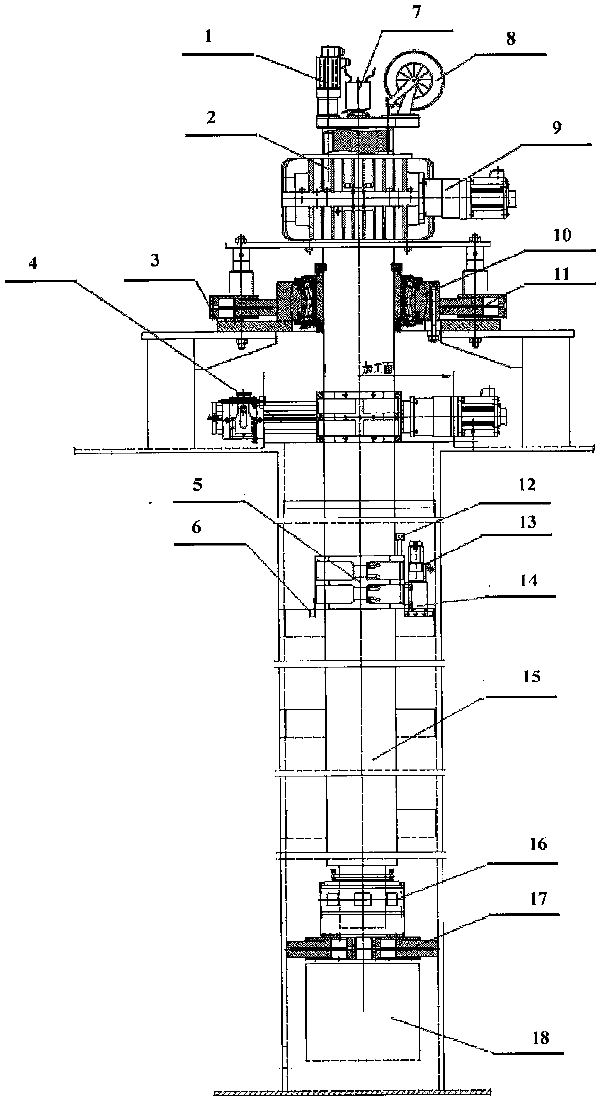 Axis automatic positioning deep hole blind hole processing machine tool