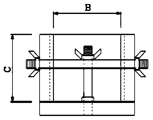 Testing device and method for rapidly predicting masonry mortar strength through formwork coagulation steam curing method