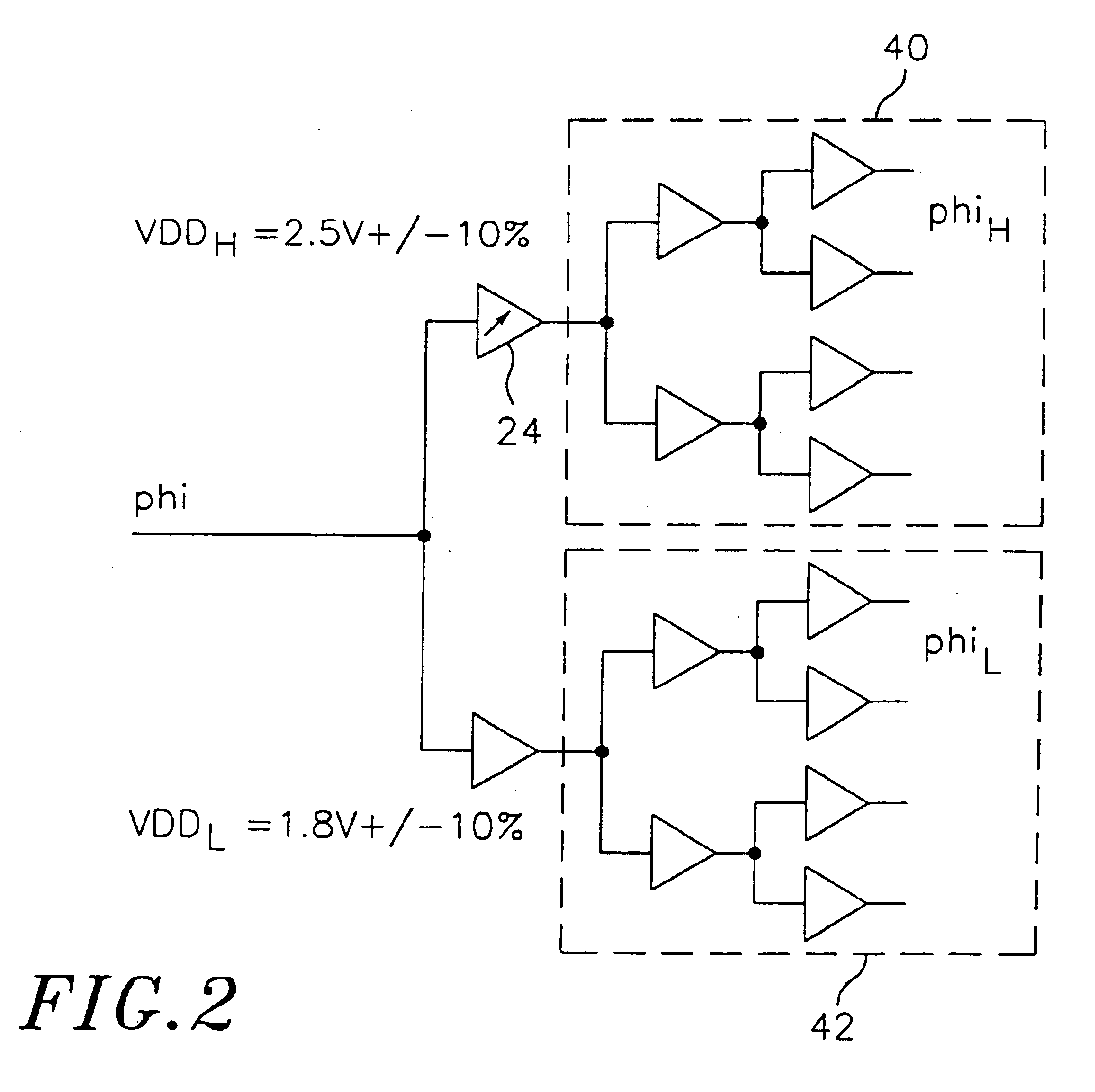 System and method for compensating for supply voltage induced clock delay mismatches