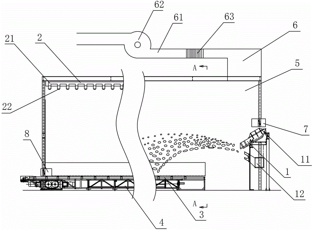 Closed pelletization system for liquid copper matte