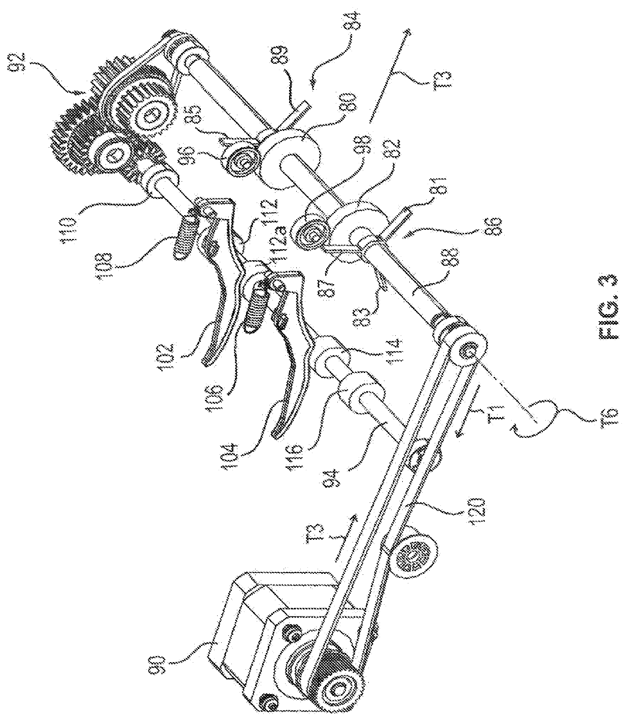 Device for handling notes of value