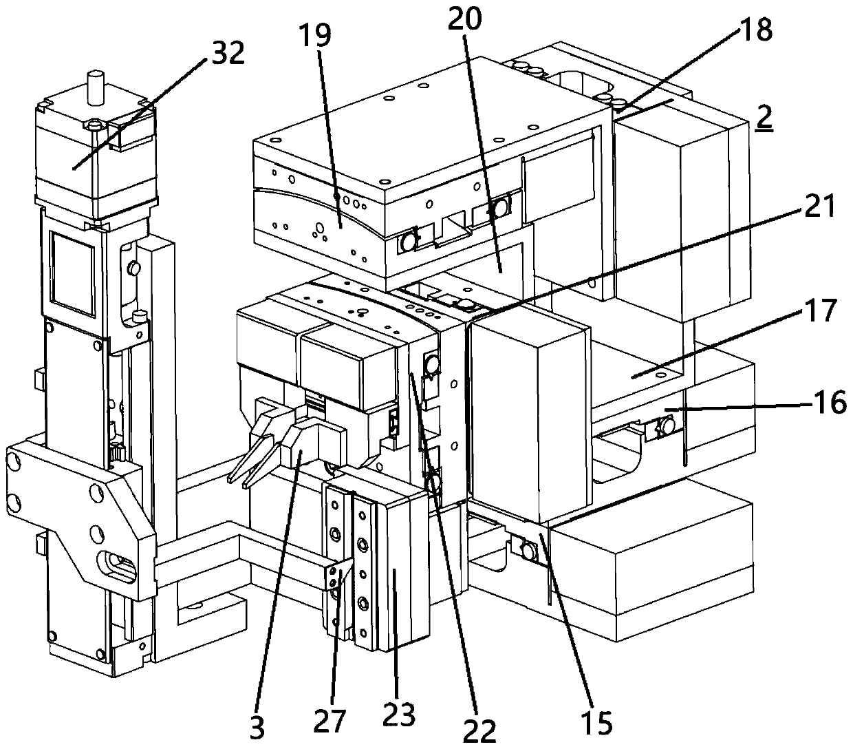 Lens coupling fixture based on voice coil motor driving