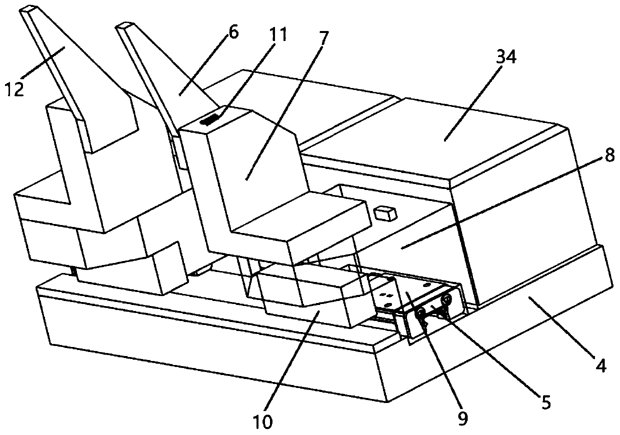 Lens coupling fixture based on voice coil motor driving