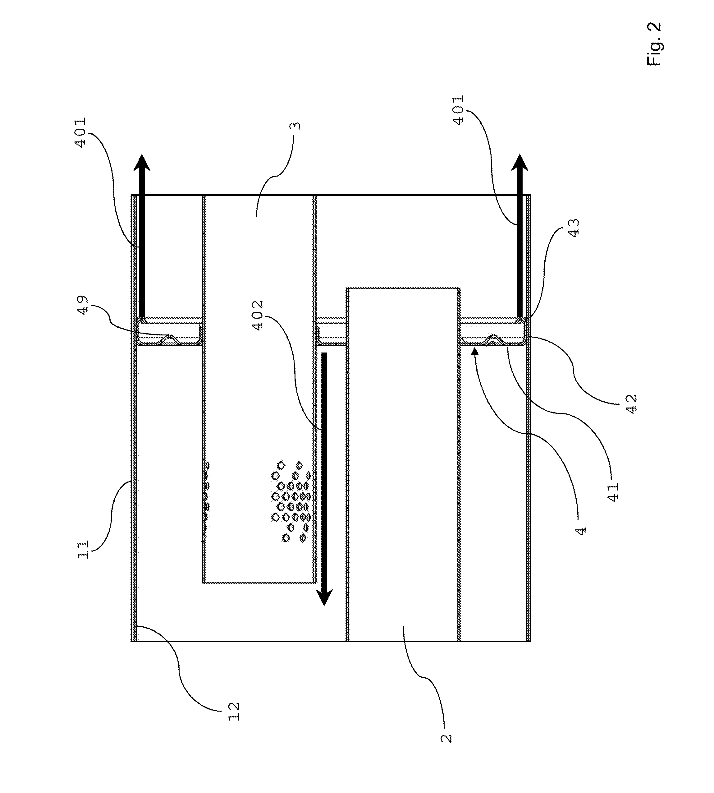 Muffler for an exhaust system of an internal combustion engine