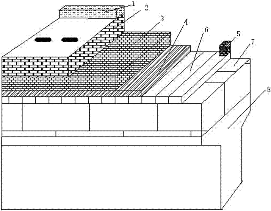 Construction method of T-shaped girder bridge pavement with graphene heating film