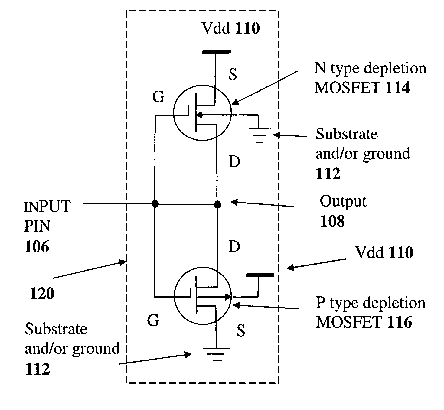 Depletion-mode MOSFET circuit and applications